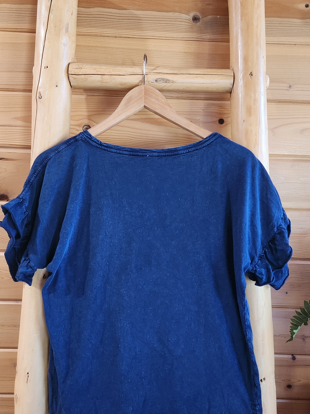 Lucky Brand Washed Indigo Short-Sleeve Tee - Picture 3 of 3